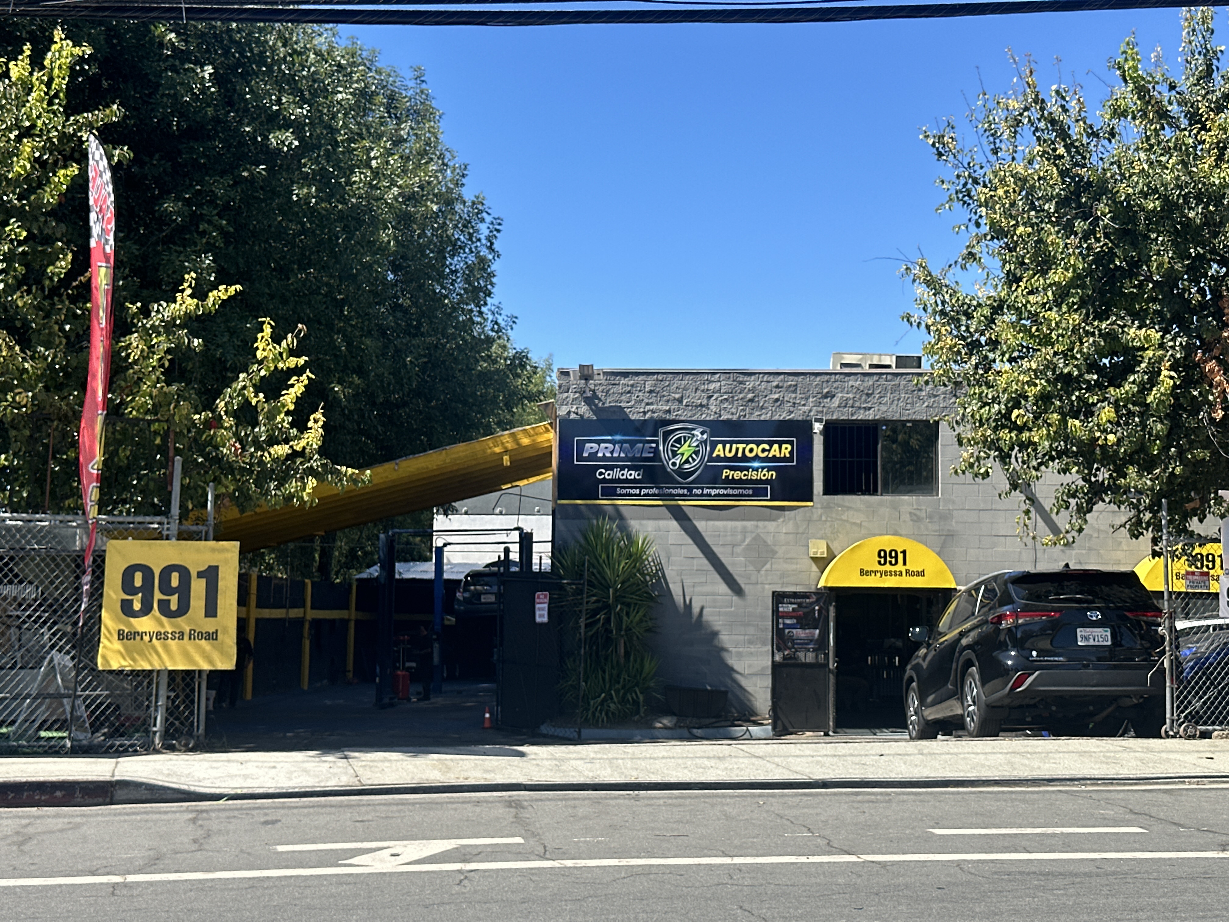Prime Auto Car storefront at 991 Berryessa Road in San Jose