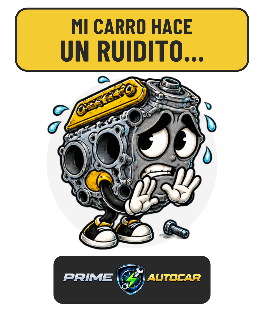 Mi carro hace un ruidito sticker