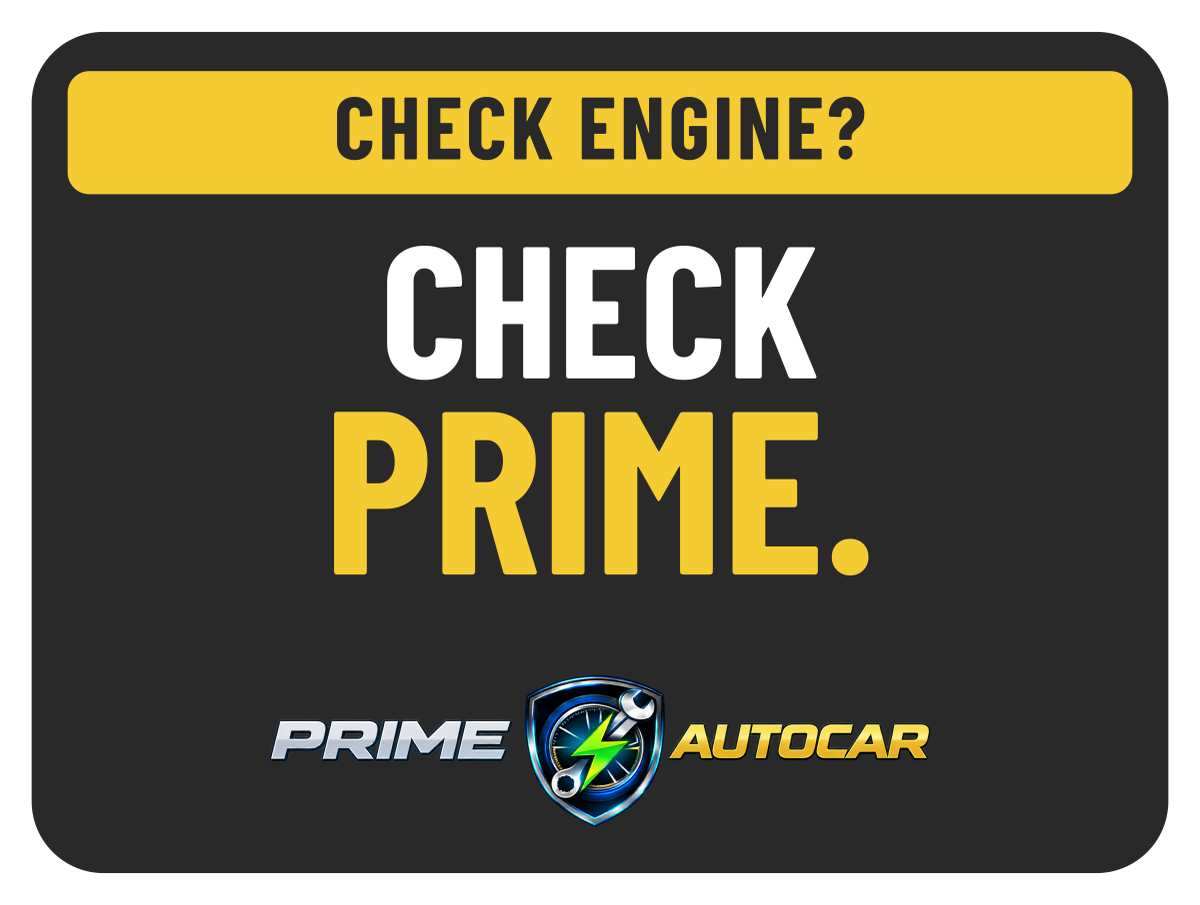 Check engine? Check Prime sticker