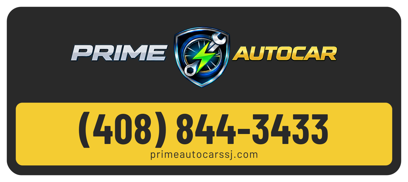 Prime Auto Car contact sticker