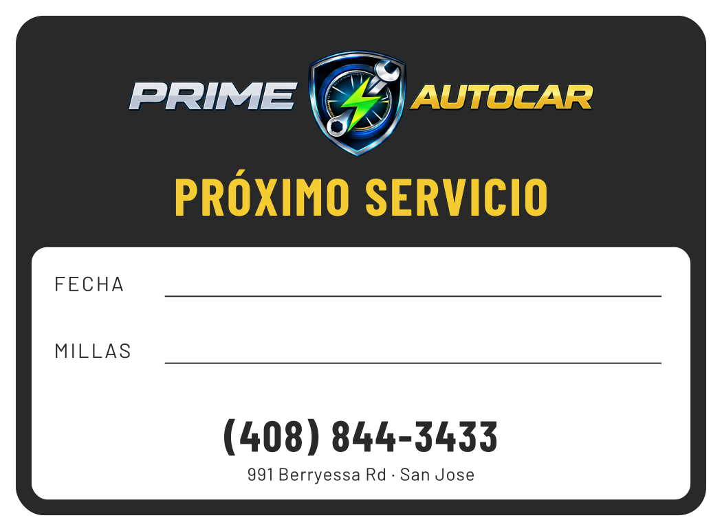 Próximo servicio sticker