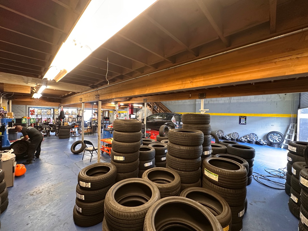 Active tire department