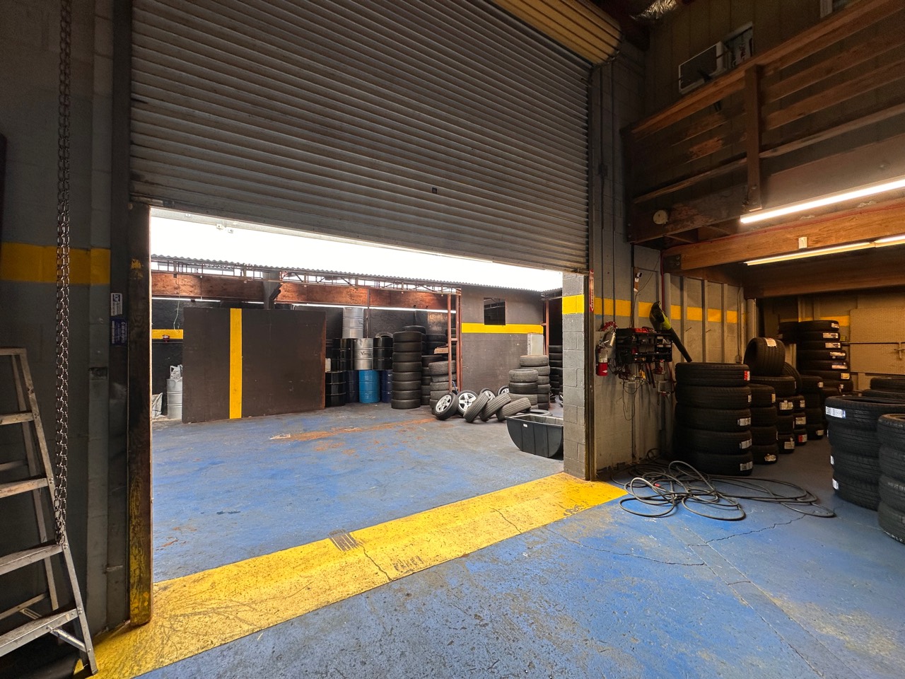 Rear shop entrance