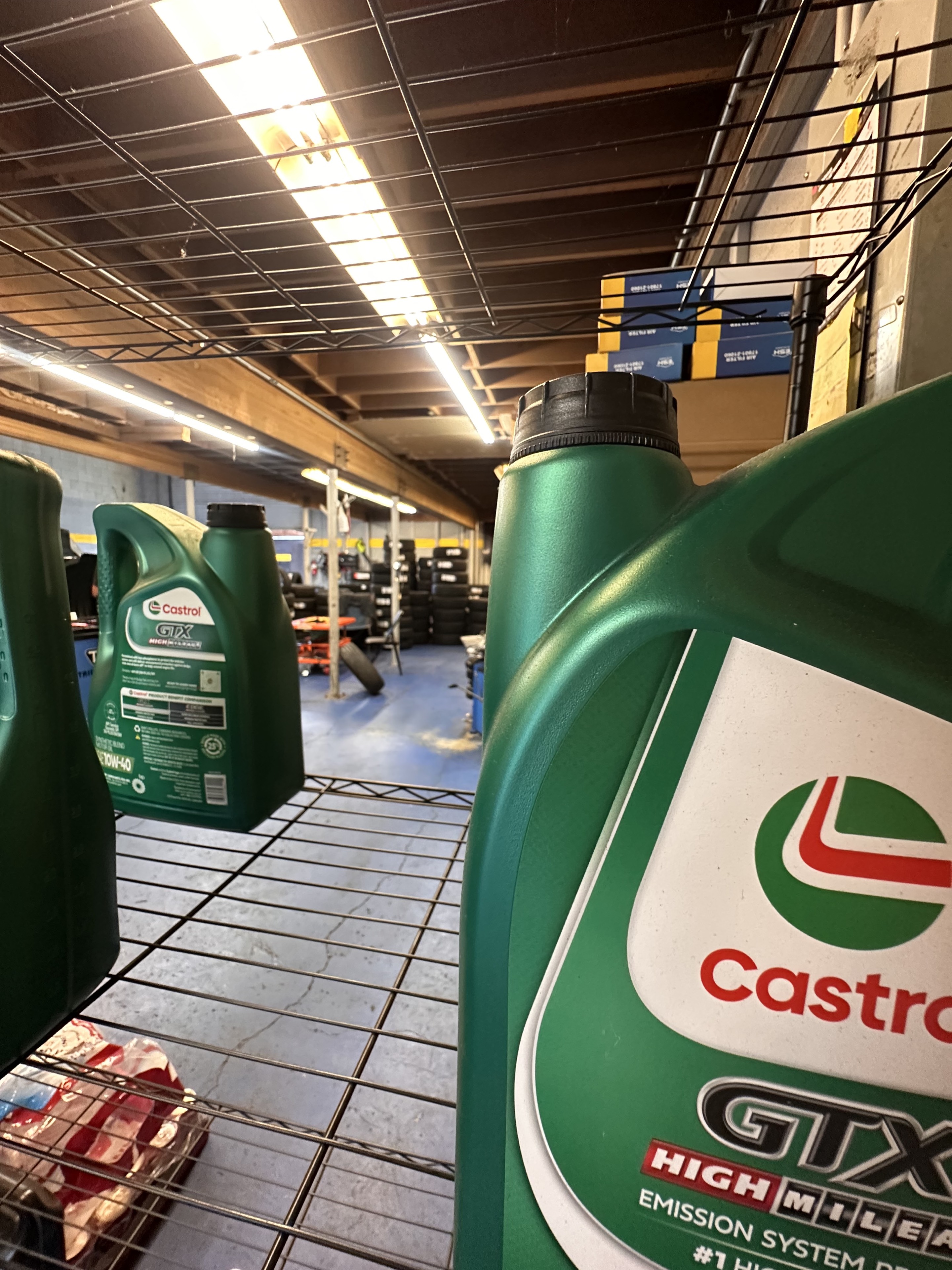 Inventario de aceite Castrol